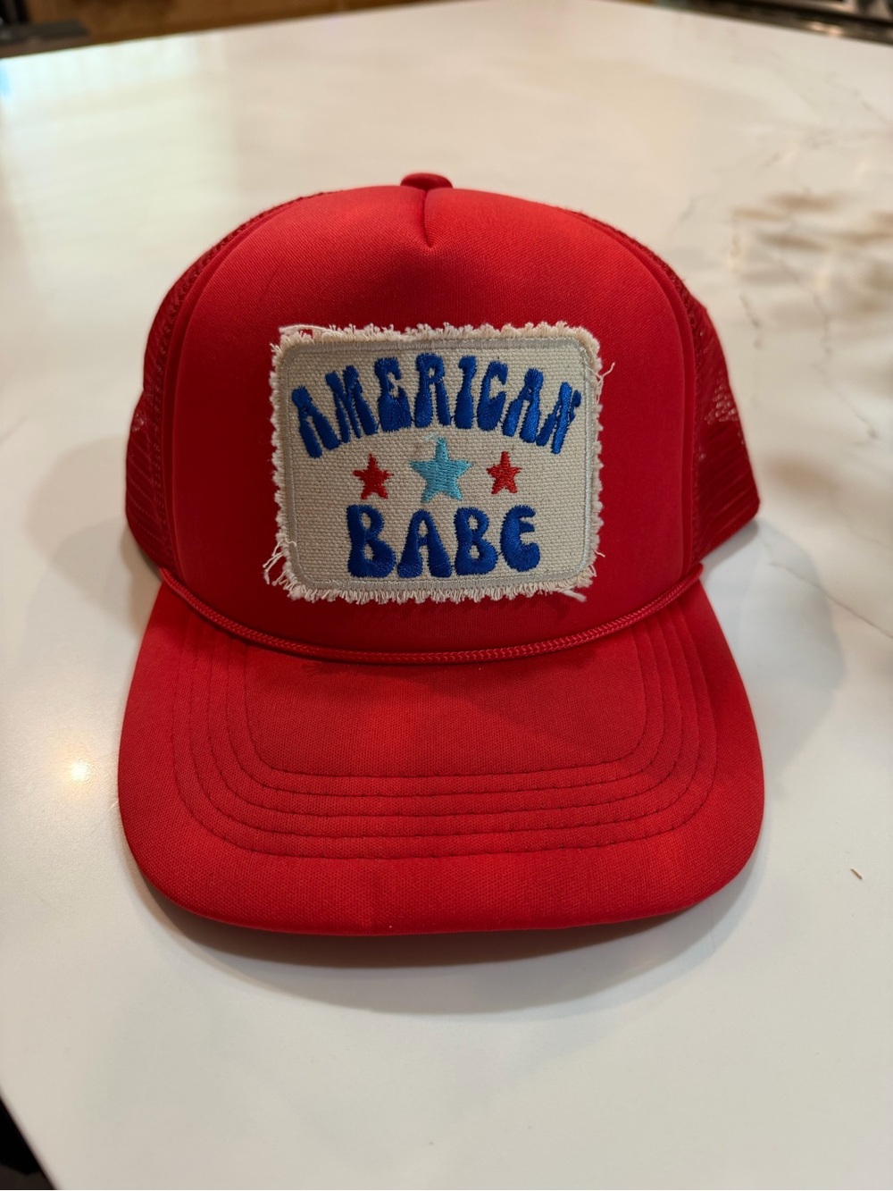 ‘American Babe' Patch Trucker Hat